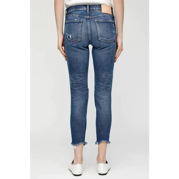 MOUSSY VINTAGE Ingraham Skinny Denim Jeans Dark Blue Size 25 - Picture 2 of 14